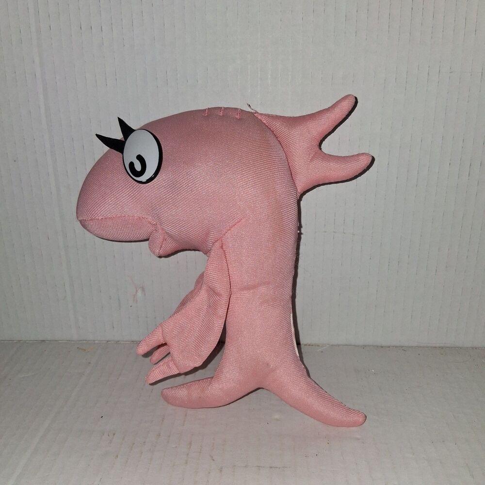Dr Seuss Plush Pink Fish Movie Promo Toy Nanco Cat In The Hat
